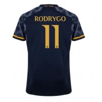 Camiseta Real Madrid Rodrygo Goes #11 Visitante Equipación 2023-24 manga corta